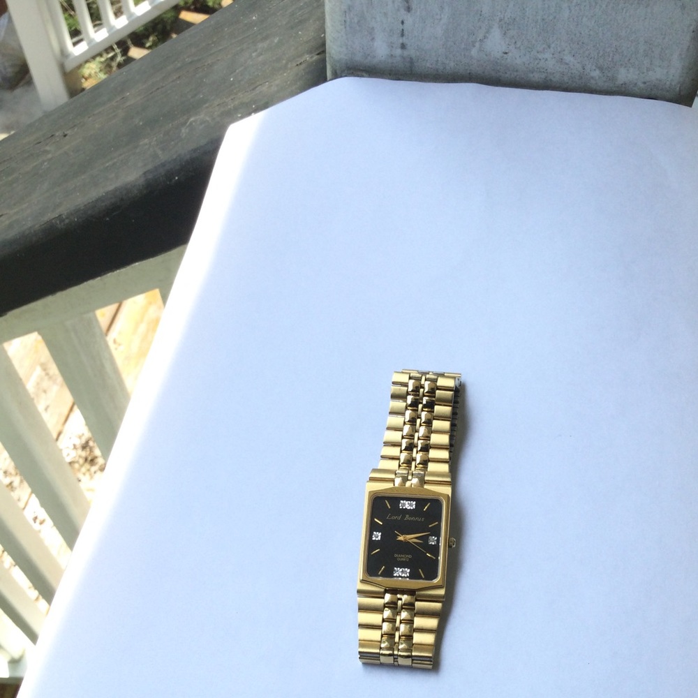 LORD BENRUS GOLDTONE WATCH